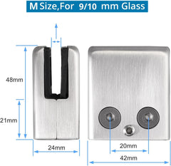AUTOUTLET Set 16 Nosilcev za Steklo 9/10 mm