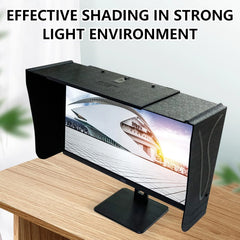 MOCOLI nastavljiv senčnik za 17–27" monitor