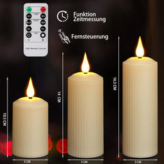 6x YUNSHENG polnilna LED sveča