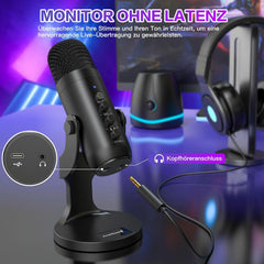 ZEALSOUND USB-C kondenzatorski mikrofon