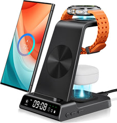 LEQUIVEN Indukcijska polnilna postaja 3-v-1 za Galaxy naprave