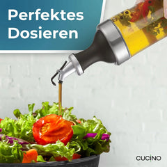 CUCINO 570 ml steklena steklenica za olje s cedilom