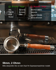 KOFIKOFI brezdna ročka za espresso 58 mm