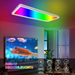ONDTA LED stropna svetilka 22 W RGB + 4000 K z daljinskim upravljalnikom