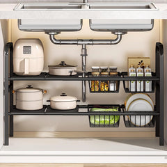 VIWAVEE raztegljiv organizator pod koritom 53–83 cm