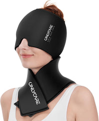ONLYCARE set maska za migreno in hladilni obkladek za vrat hladno/toplo