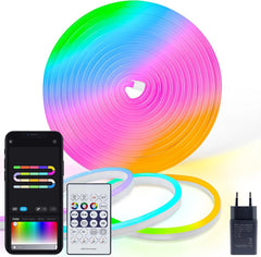 ZAIYW RGB IC neonski LED trak z aplikacijo - 5 m