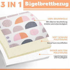POTTWAL XXL prevleka za likalno desko - 130–140 x 38–45 cm