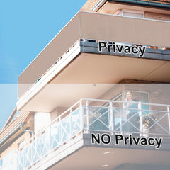 SUNNYLAXX zasebnostna ograja za balkon 90 × 400 cm