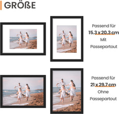 UPSIMPLES komplet 3 slikarskih okvirjev A4