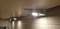 VISLUX Set 3 LED trikotnih luči za kuhinjo s centralnim stikalom