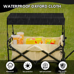 ROADTIME zložljiv vodoodporen nadstrešek za otroški voziček - 90 × 45 × 50 cm