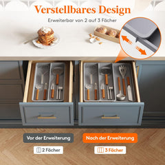 LIFEWIT raztegljiv organizator za jedilni pribor za predale