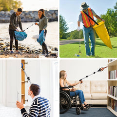 WISETEN komplet 2 prijemalnih klešč z magnetnim nastavkom za starejše in gibalno ovirane osebe - 110 cm