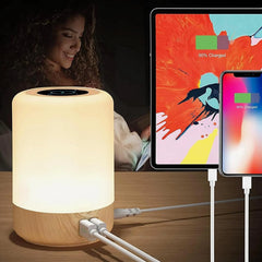 TAIPOW LED namizna svetilka s 4 USB priključki