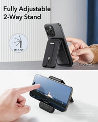 Denarnica za Magsafe s sledilnikom Find My za iPhone 16/15/14/13/12 - Črna