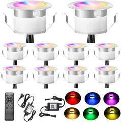 FVTLED 31 mm WiFi RGB Vgradne Talne LED Svetilke – Set 10 kos