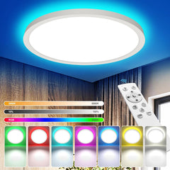 YILAIE RGB LED stropna svetilka z daljinskim upravljalnikom 24W