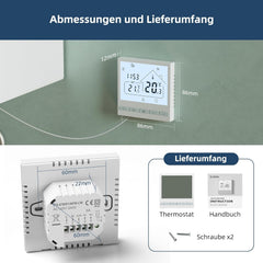BEOK Pamenti WiFi Termostat za Plinske Kotle in Talno Gretje