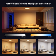 YILAIE 30 cm LED stropna svetilka z daljinskim upravljanjem
