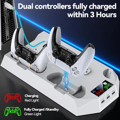 TOKLUCK stojalo za PS5/PS5 Pro s polnilno postajo