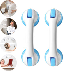 TZEKING komplet 2 oprijemalnih ročajev za prho z vakuumskimi priseski