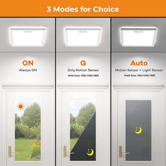 2x BLNAN 22 cm LED stropna luč s senzorjem