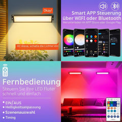 T-SUNUS RGB LED reflektor z Wi-Fi in Bluetooth IP66