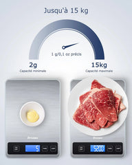 DRCOWU digitalna kuhinjska tehtnica do 15 kg