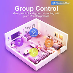 Pametna Bluetooth RGB LED žarnica - komplet 6 kosov