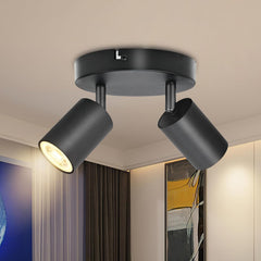 BOYIR LED stropna svetilka z 2 nastavljivima reflektorjema GU10