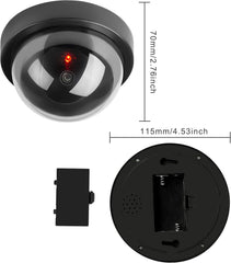 4x TOROTON Imitacija varnostne kamere z utripajočo LED-lučko