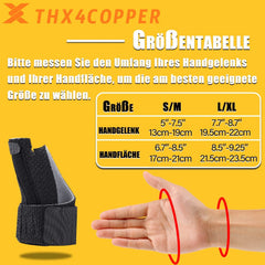 THX4COPPER L/XL opornica za palec