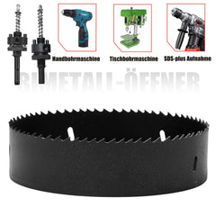 MOXPIFY bimetalna kronska žaga Ø 162 mm – s SDS Plus nastavkom in šesterokotnim držalom