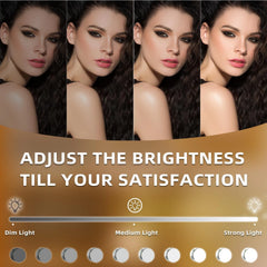 FENCHILIN Hollywood make-up ogledalo z LED osvetlitvijo belo