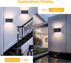 KLIGHTEN 24 W LED stenska svetilka z nastavljivim svetlobnim kotom - set 2 kosa