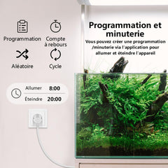4x KETOTEK pametna WiFi vtičnica z merjenjem porabe 10A