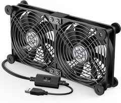 ELUTENG Dvojni USB Ventilator Za PC, PS5, Prenosnik, TV Box