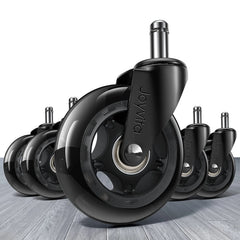 5x JOYVITA tiha kolesca za pisarniški stol 11 × 22 mm