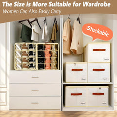 PATINAO zložljiva škatla za shranjevanje čevljev s prozornim pokrovom