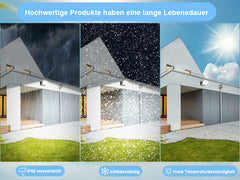 KINGWEN 40 W LED Stenske Svetilke s 360° vrtljivim panelom - komplet 4 kosov