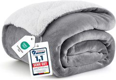 BEDSURE Sherpa dvostranska odeja 130×150cm