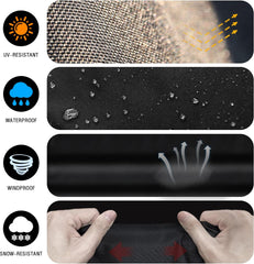 ZETTUM vodoodporna zaščitna prevleka za žar - 76 × 66 × 109 cm