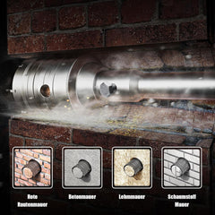 MOXPIFY komplet votlih svedrov Ø55 mm s SDS Plus adapterjem in centrirnim svedrom 8 × 110 mm, za zid, beton in opeko