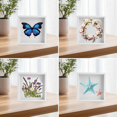 4x APACALI globok 3D okvir za slike 20×20cm
