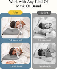 JOYNOX CPAP ortopedski vzglavnik iz memory pene za spalno apnejo in CPAP maske