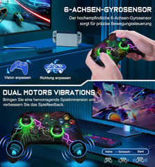 HASACOOL Switch kontroler z osvetlitvijo RGB in makro programabilnimi gumbi