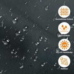 SEKEY vodoodporna in neprosojna ograja za balkon iz tkanine - 80 × 600 cm