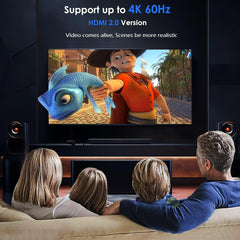 TCNEWCL HDMI KVM Stikalo 2-V-1 Za 2 Računalnika In 1 Monitor (4K 60 Hz)