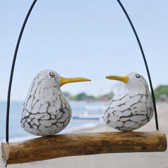 ART-CRAFT leseni galebi na visečem lesu